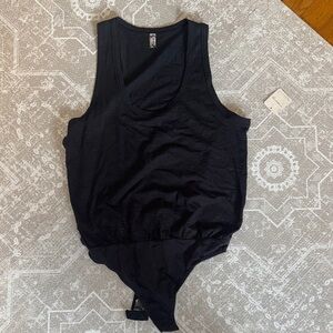 Free People - Black Sleeveless Women's Bodysuit - New w/tags